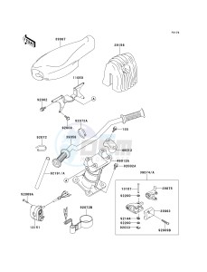 JT 900 B [900 STX] (B1-B2) [900 STX] drawing HANDLEBAR