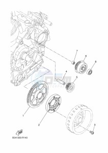 XSR700 MTM690 (BU32) drawing STARTER