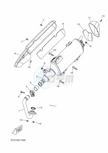 CZD250-A  (BFR1) drawing EXHAUST