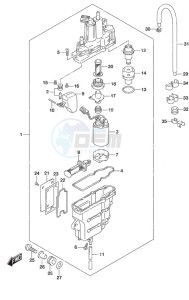 DF 40A drawing Fuel Vapor Separator