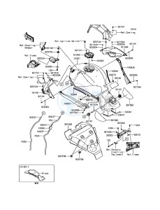 NINJA H2R ZX1000YHF EU drawing Fuel Tank