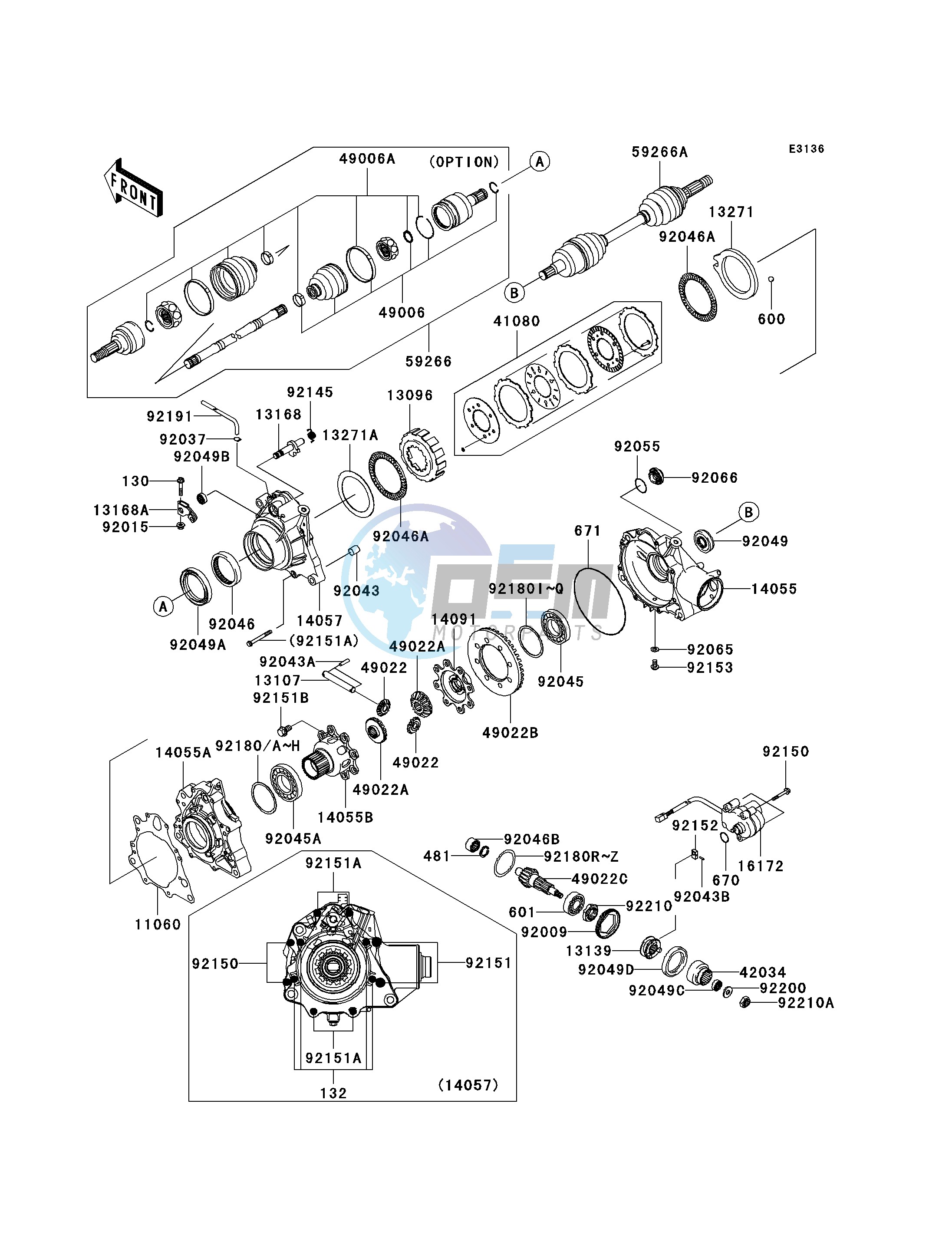 DRIVE SHAFT-FRONT