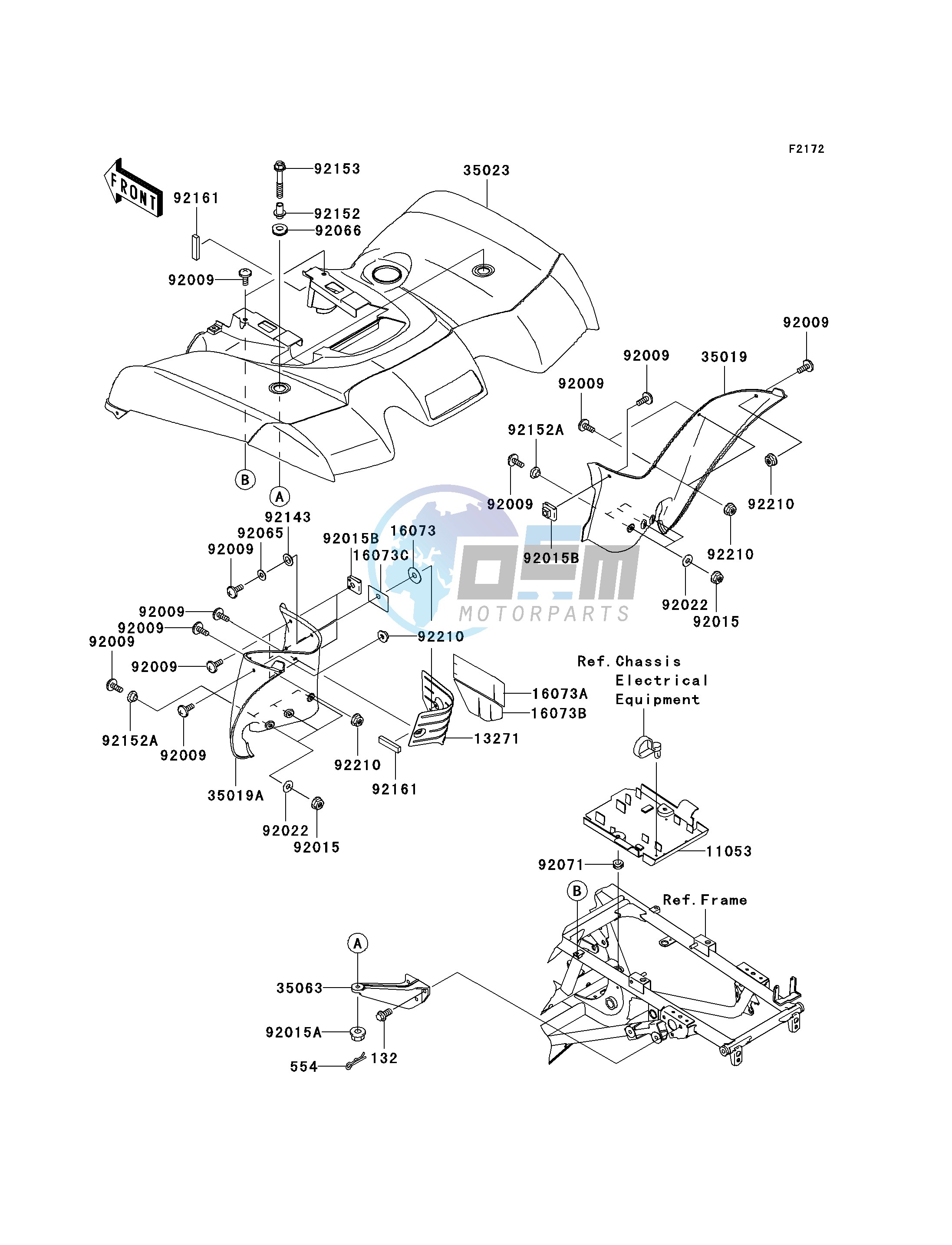 REAR FENDER-- S- -