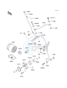 KVF 400 C [PRAIRIE 400 4X4] (C1-C4) [PRAIRIE 400 4X4] drawing OIL PUMP_OIL FILTER