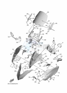 XP530D-A TMAX DX ABS (BC3D) drawing WINDSHIELD