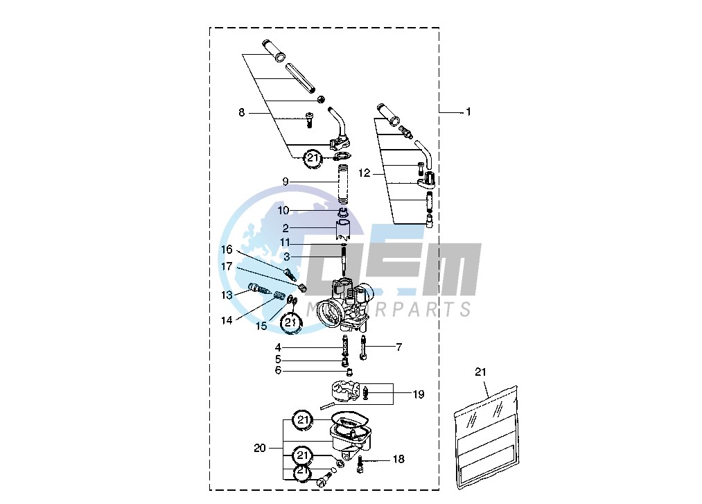 CARBURETOR CHE, ISR