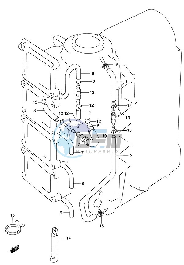 Lubrication Hose (DT115S