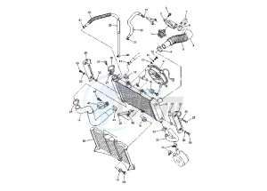 FZ6 600 drawing RADIATOR- HOSE