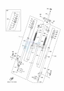 XTZ690 XTZ7N (BHL1) drawing FRONT FORK