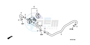 CB600FA3A F / ABS CMF ST drawing AIR INJECTION CONTROL VALVE