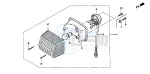 PK50S drawing TAILLIGHT