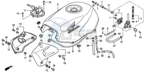 CB500S drawing FUEL TANK