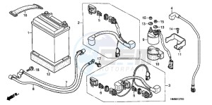 TRX250TMB drawing BATTERY