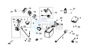 GTS 300I ABS L7 drawing ELECTRONIC PARTS