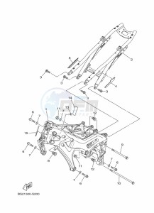 MT-09 MTN850-A (BS2T) drawing FRAME