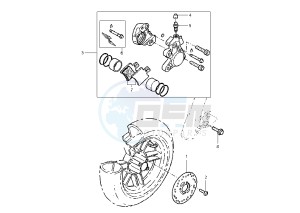 BW'S ORIGINAL 50 drawing FRONT BRAKE CALIPER