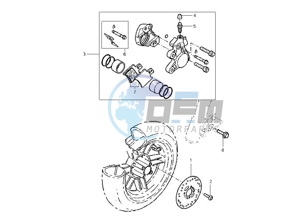 FRONT BRAKE CALIPER