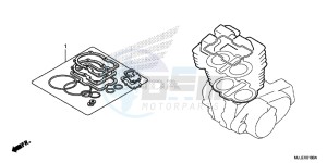 NC750SE NC750S Continue » Europe Direct - (ED) drawing GASKET KIT A