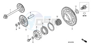 CBF1000T9 F / ABS CMF drawing STARTING CLUTCH