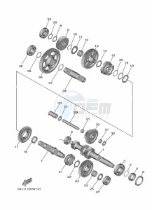 YXF1000EW YX10FPAM (B4J5) drawing TRANSMISSION