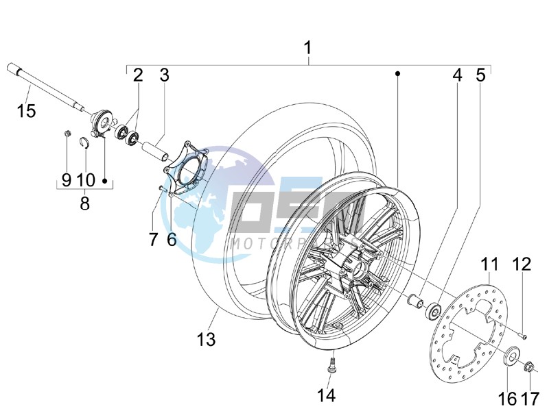 Front wheel