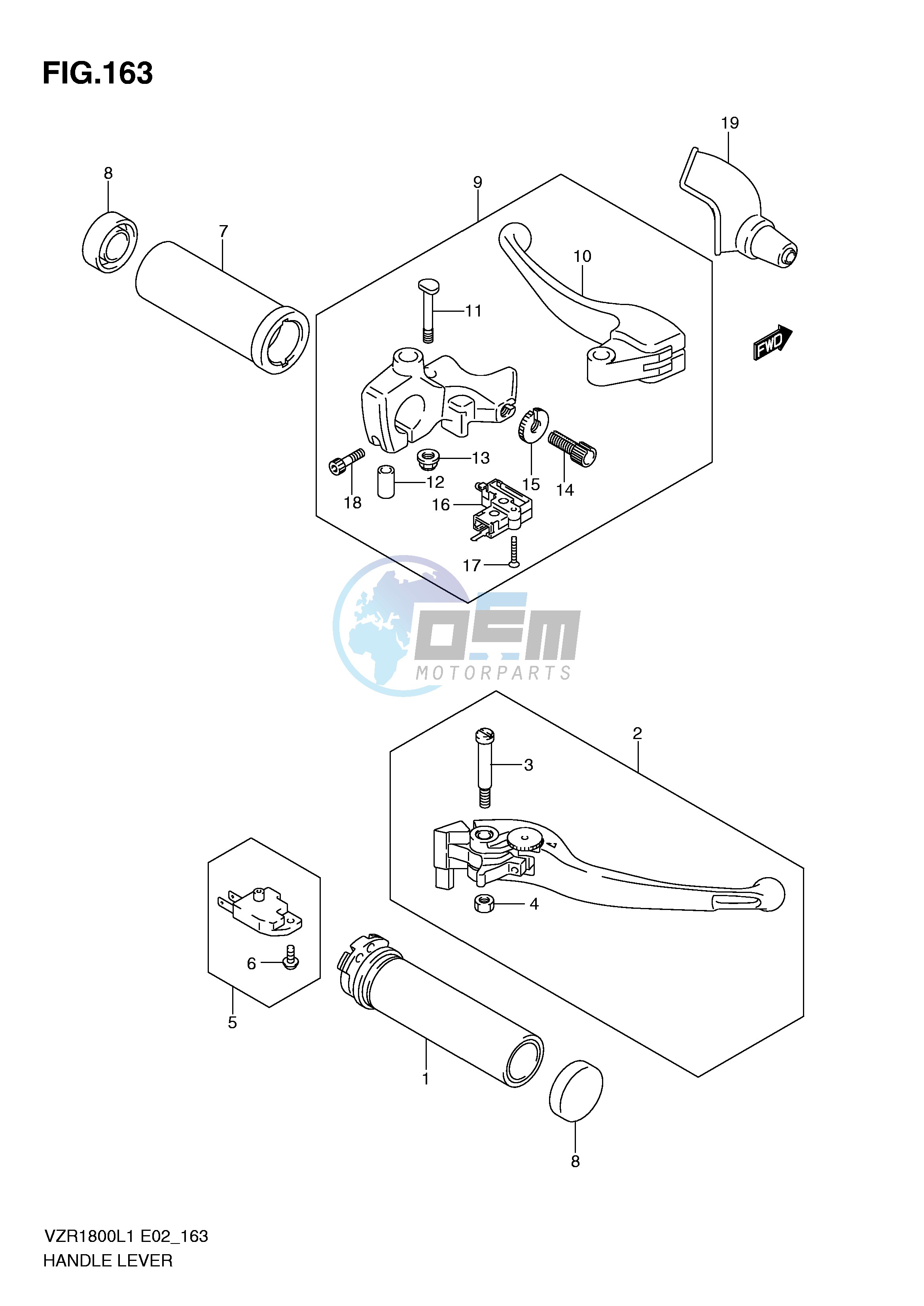 HANDLE LEVER (VZR1800L1 E2)