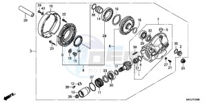 VT750CSC drawing FINAL DRIVEN GEAR