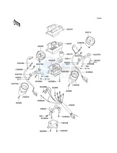 VN 750 A [VULCAN 750] (A20-A21) [VULCAN 750] drawing METER-- S- -