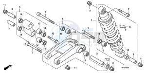 CBF1000S9 Ireland - (EK) drawing REAR CUSHION