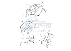 ATV 400 drawing SIDE COVER