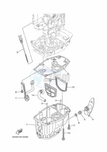 F15CMH drawing VENTILATEUR-DHUILE