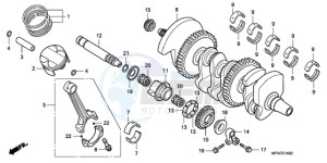 CB1000RA UK - (E / MPH) drawing CRANKSHAFT/PISTON