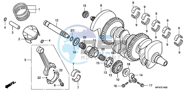 CRANKSHAFT/PISTON