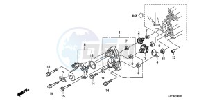 CB650FAG CB650F 6ED drawing CONTROL MOTOR