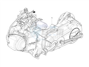 SXL 150 4T 3V CARB drawing Engine, assembly