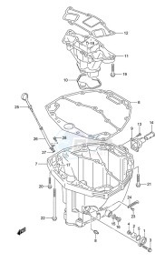 DF 250 drawing Oil Pan