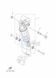 MT-10 MTN1000 (B67X) drawing REAR SUSPENSION