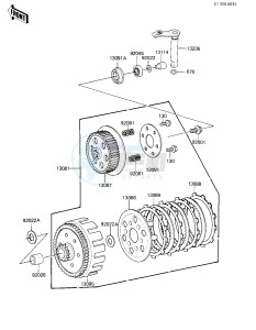 KX 80 C [KX80] (C2) [KX80] drawing CLUTCH -- 82 KX80-C2- -