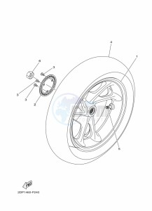 YP400RA XMAX 400 TECH MAX (BL15) drawing EXHAUST