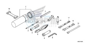 TRX420TM1F TRX420 Europe Direct - (ED) drawing TOOLS