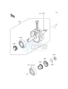 KLX125 KLX125CGF XX (EU ME A(FRICA) drawing Crankshaft