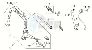 JOYRIDE 125 drawing CENTRAL STAND /SIDE STAND/ KICKSTARTER PEDAL