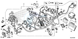 NC750SAF NC750S 4ED - (4ED) drawing WIRE HARNESS