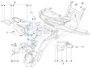 Typhoon 50 4T 4V E2 (NAFTA) USA drawing Rear headlamps - Turn signal lamps