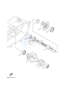 YW125 YW125CB (37D5) drawing TRANSMISSION