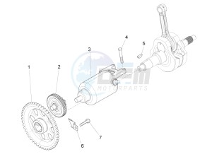 RS 125 REPLICA 4T E4 ABS (EMEA) drawing Starter / Electric starter