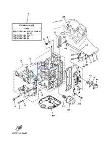 F40BETS drawing CYLINDER--CRANKCASE-1