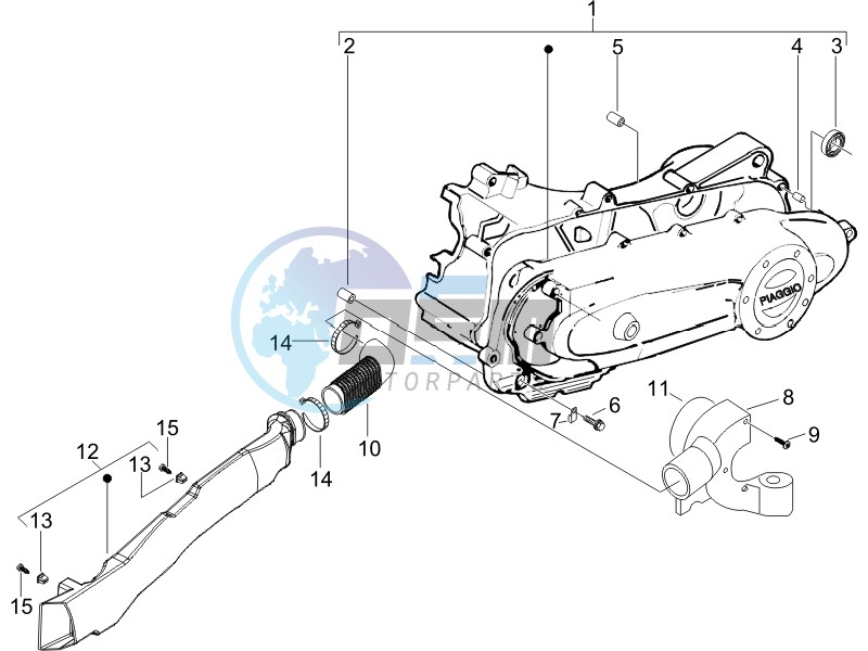 Crankcase cover - Crankcase cooling