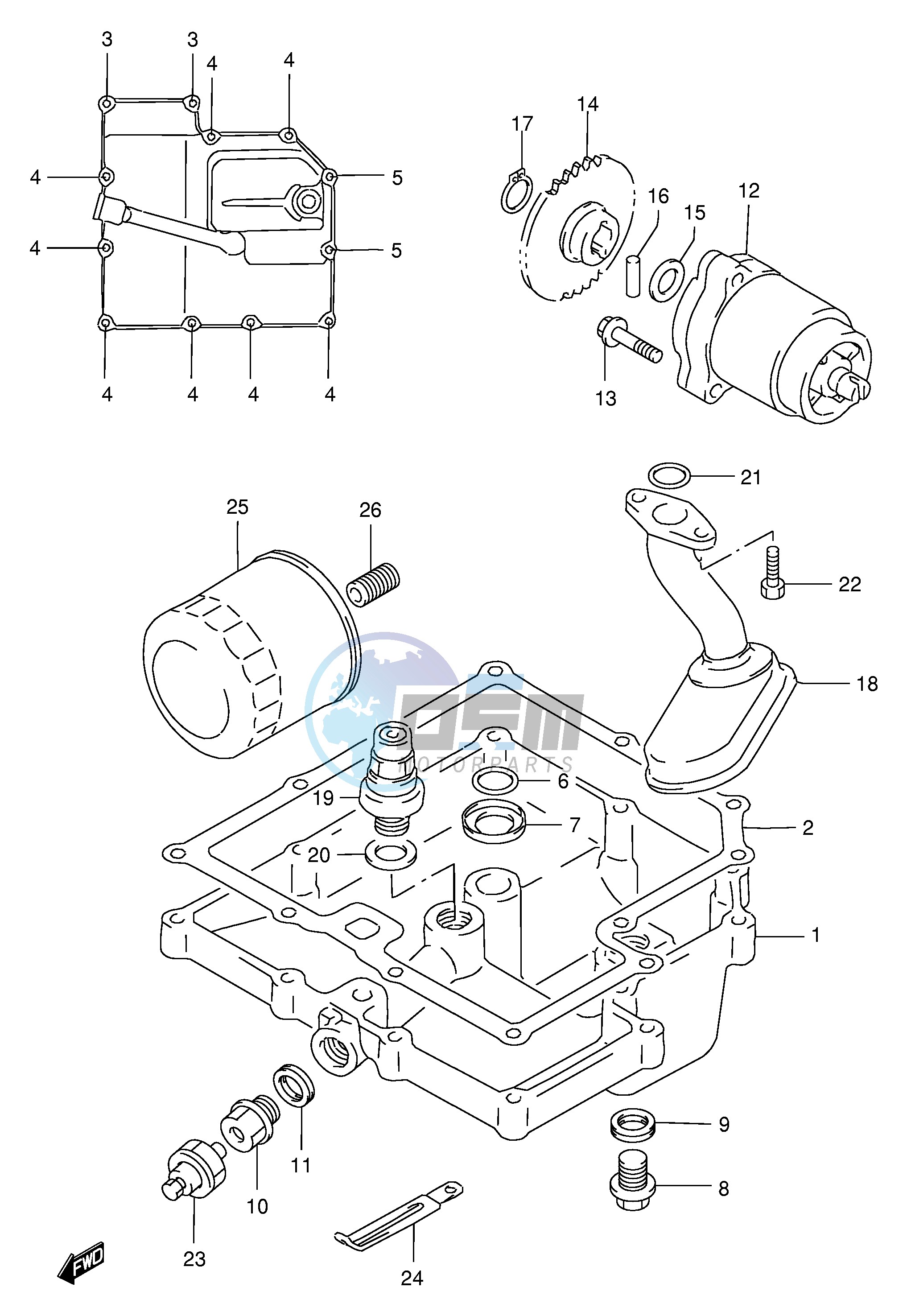 OIL PAN - OIL PUMP