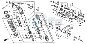 CR250R drawing REAR CUSHION